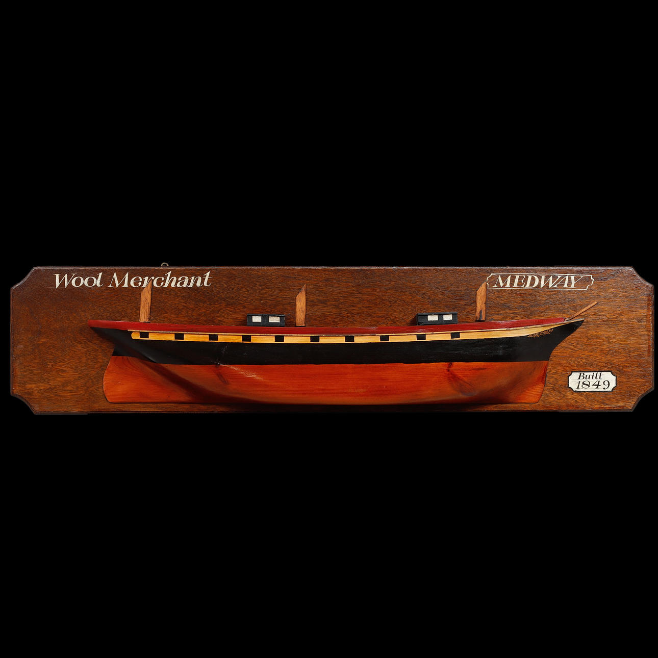 HALF MODEL, “Wool Merchant”, Medway.