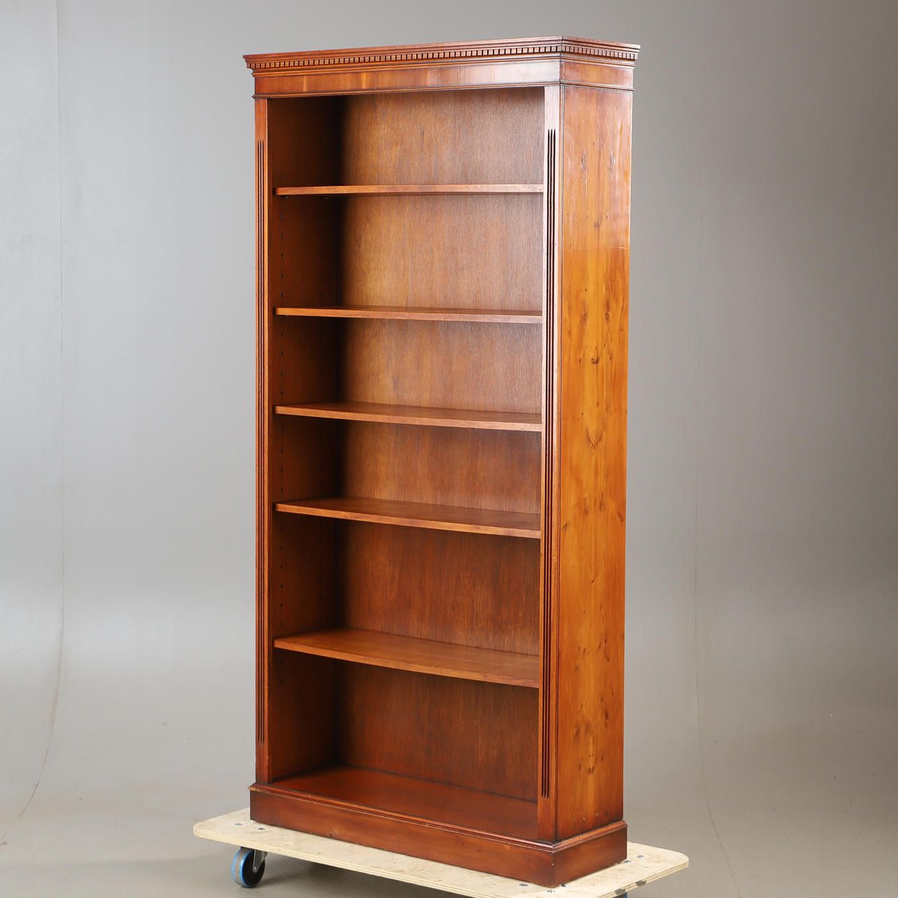 BOOKCASE, yew, English style.