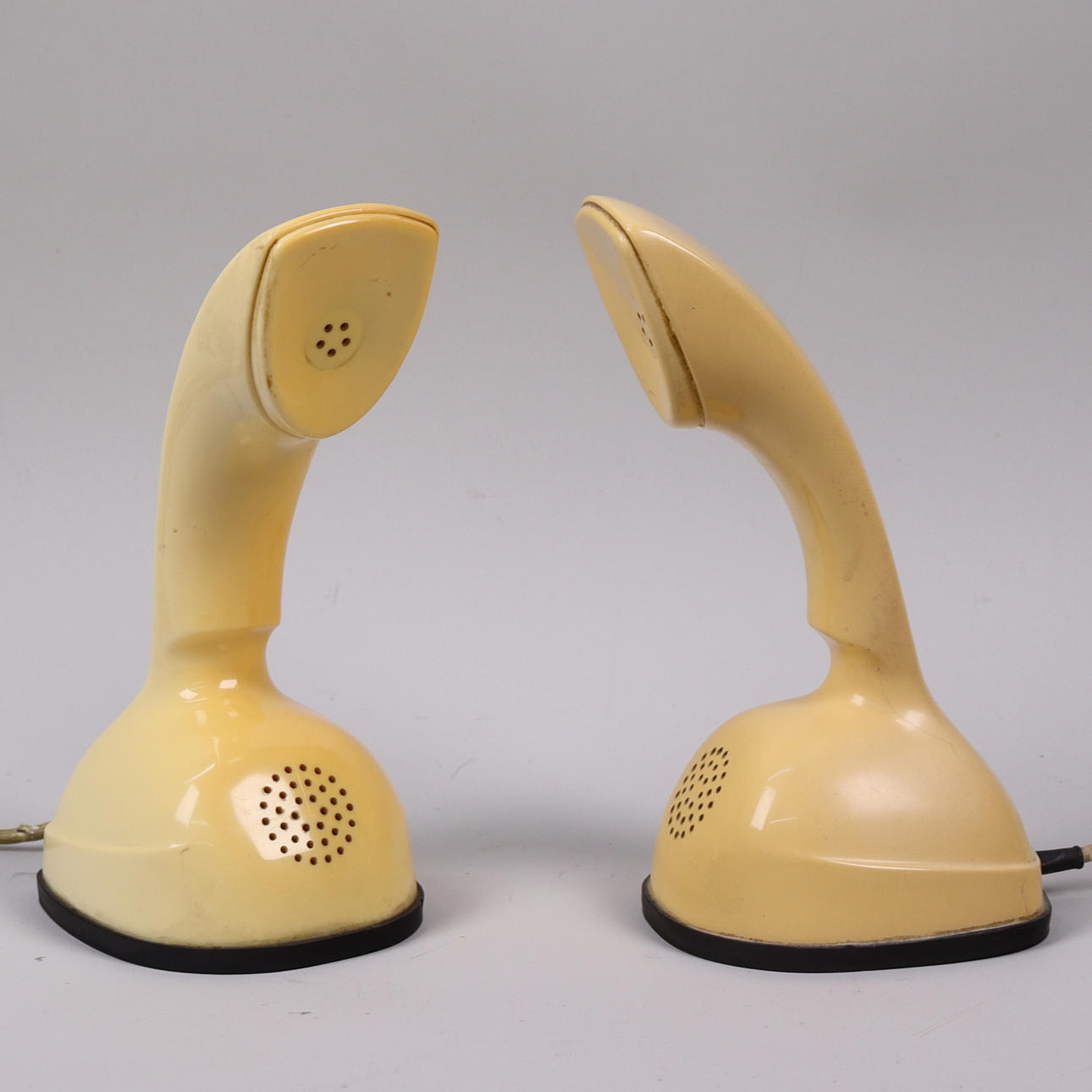 LM ERICSSON, “Ericophone”, beige cobra phone, 2 pcs.