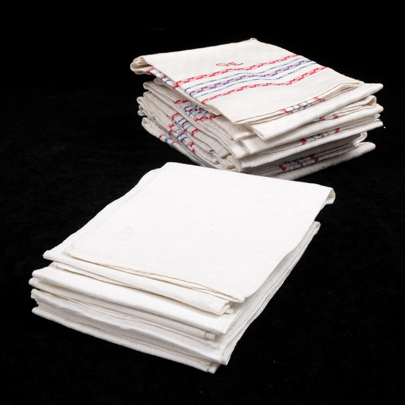 TOWELS, 18 pcs, linen.