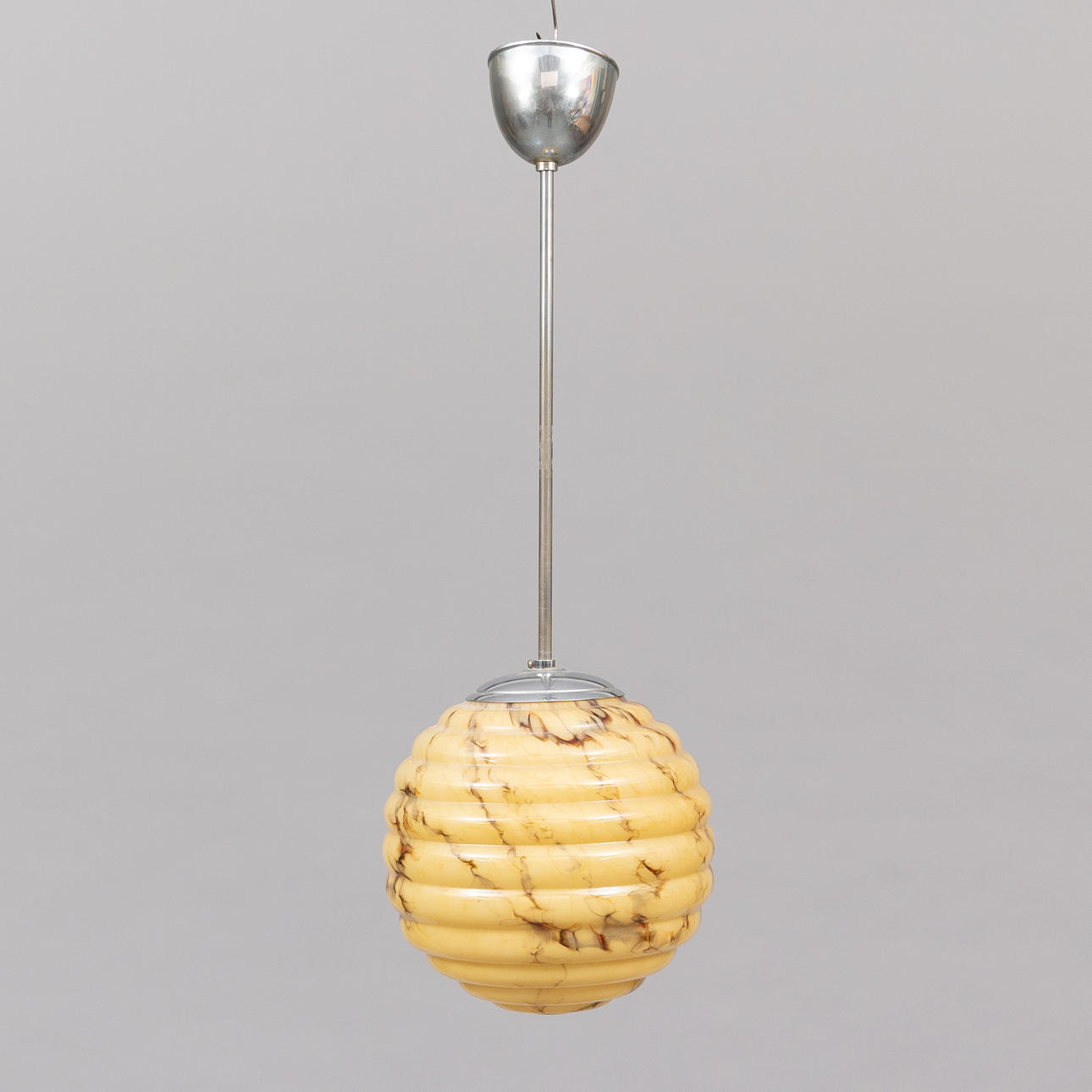 CEILING LAMP, globe model, Art Deco, 1930s.