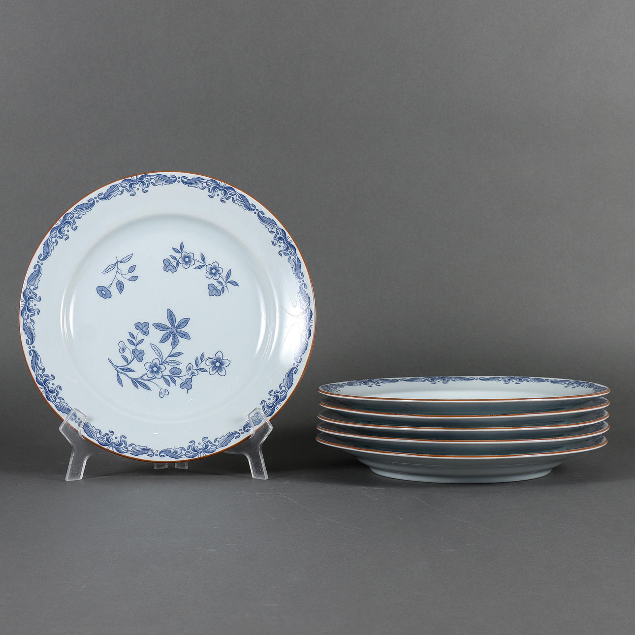 PLATES 6 pieces, Rörstrand Ostindia.