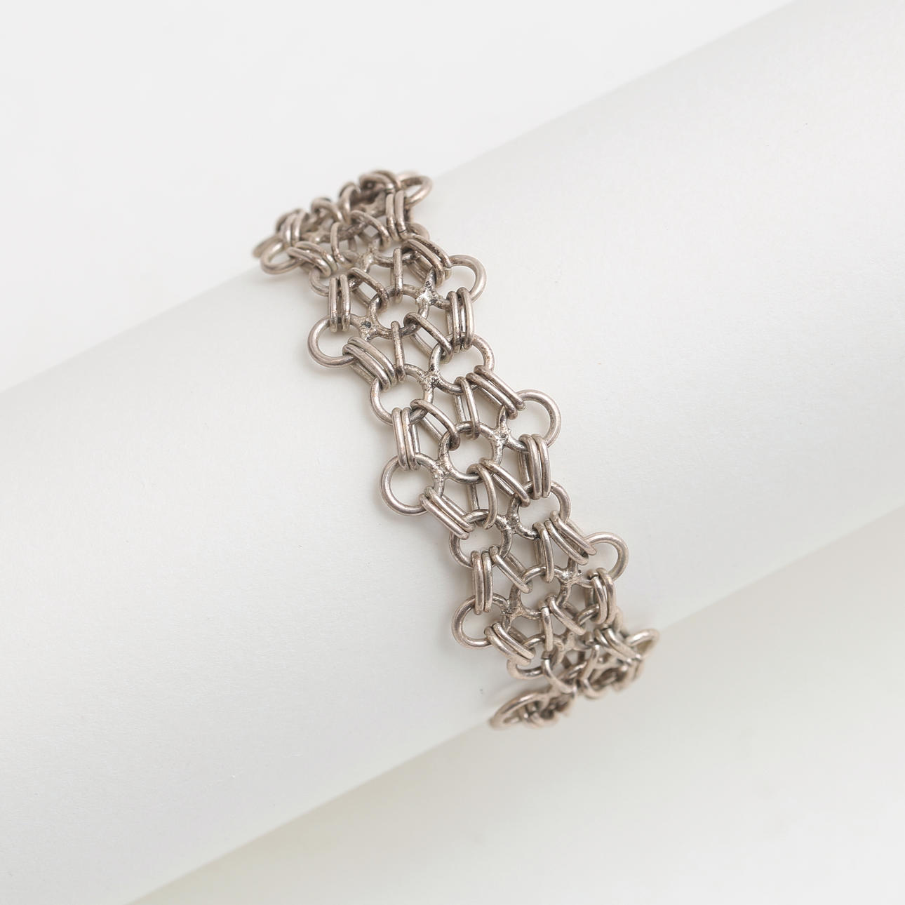 BRACELET, silver, 28 grams.