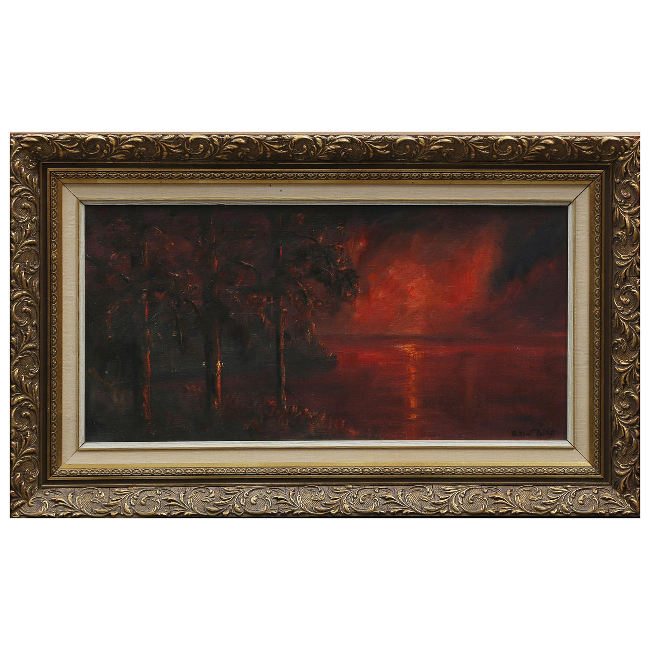 ERIC PICTURE, OIL ON CANVAS, SIGNED.