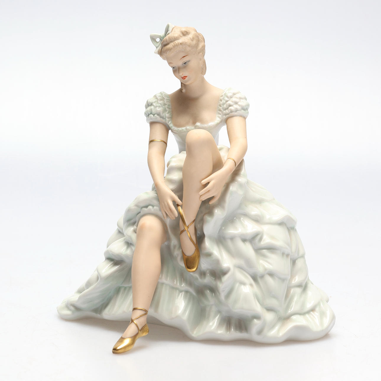 LARGE FIGURINE. Porcelain, Wallendorf Germany.