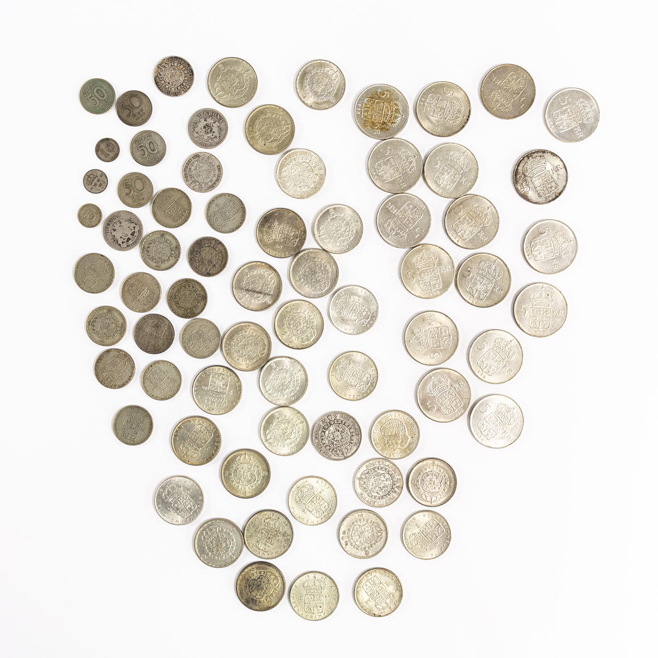 COINS. A lot, silver, Sweden.