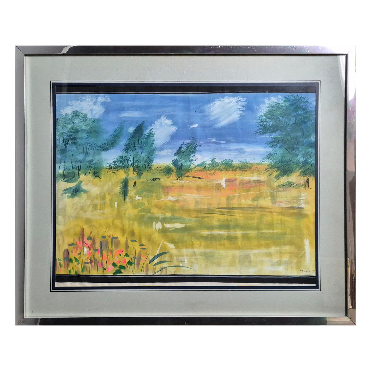 20TH CENTURY INDIAN SCHOOL. LANDSCAPE.