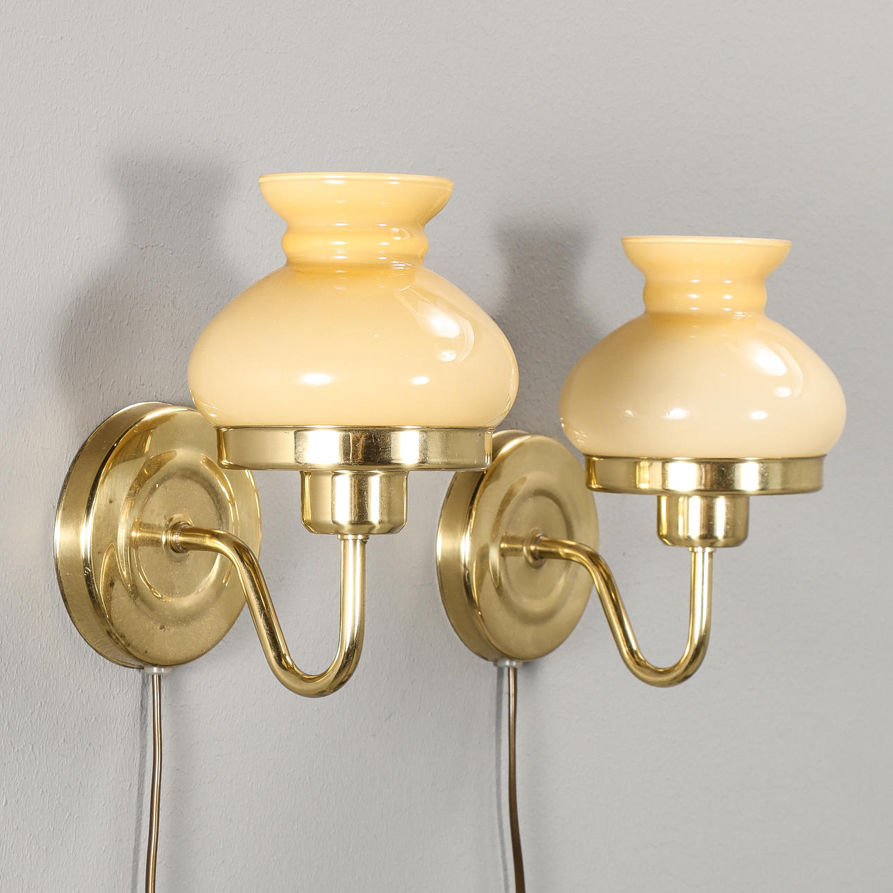 WALL LAMPS pair, ABO Randers, Denmark.