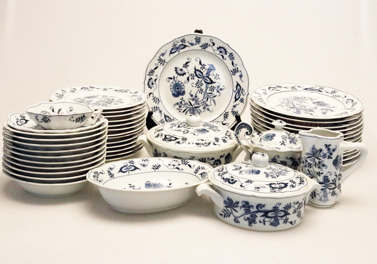 SPEISESET 43-teilig, Blaue Donau.