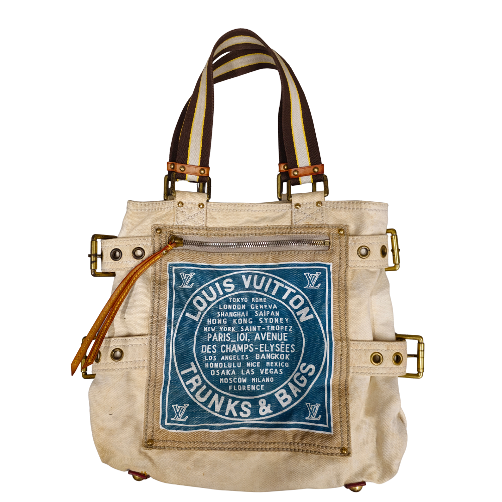 LOUIS VUITTON. TRUNKS & BAGS BAG IN CANVAS.