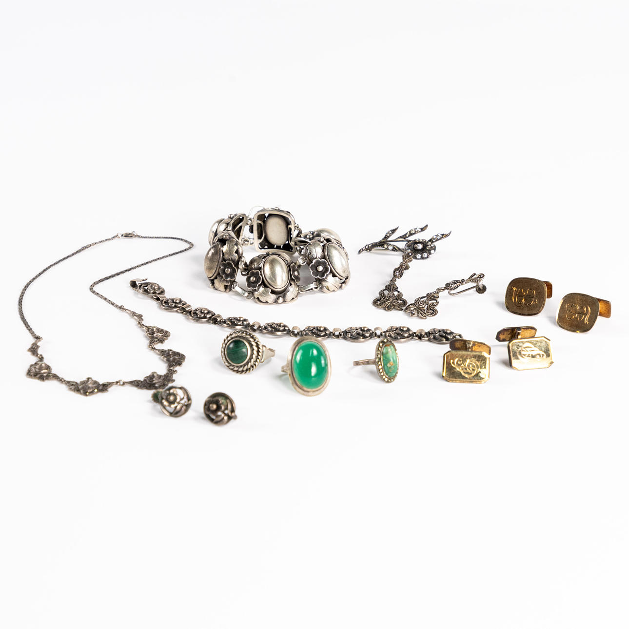 SMYCKEN. Manschettknappar, m.m., silver.