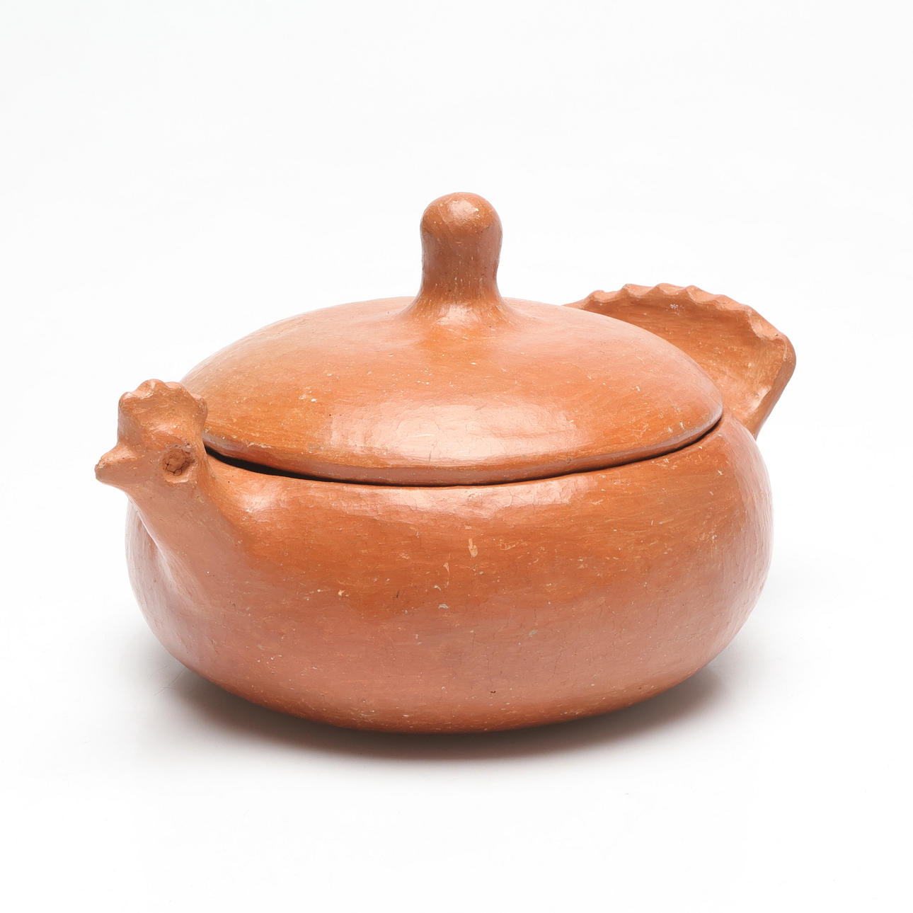 An earthenware egg hen from Skåne, 1930's.