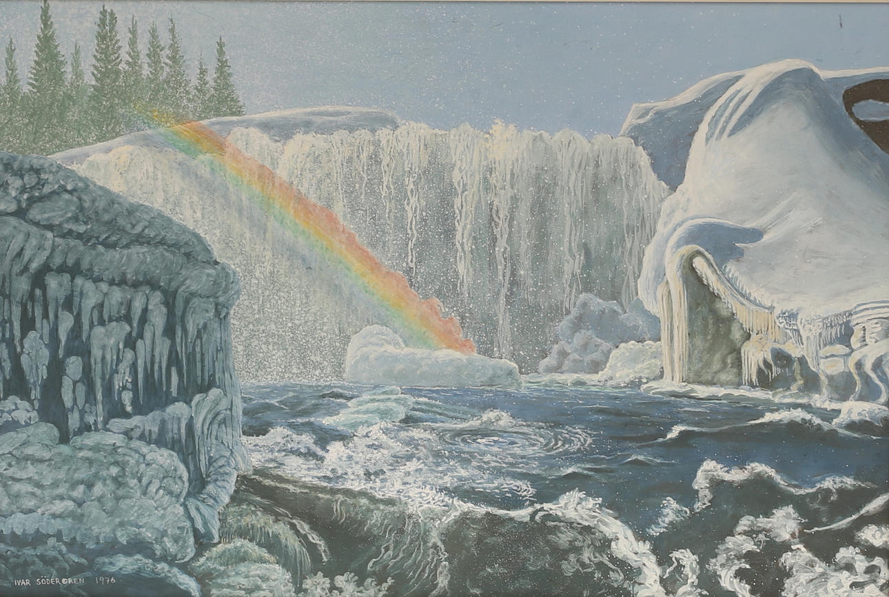 IVAR SÖDERGREN. Oil on panel, signed.