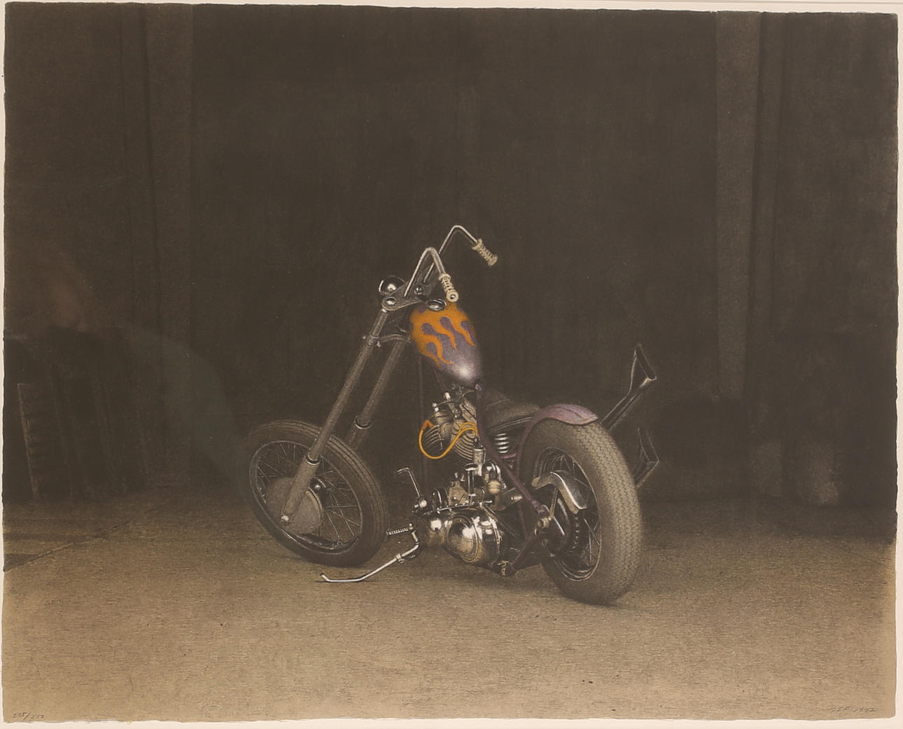 JOHN-ERIK FRANZÉN. Lithograph in colours, signed, numbered.