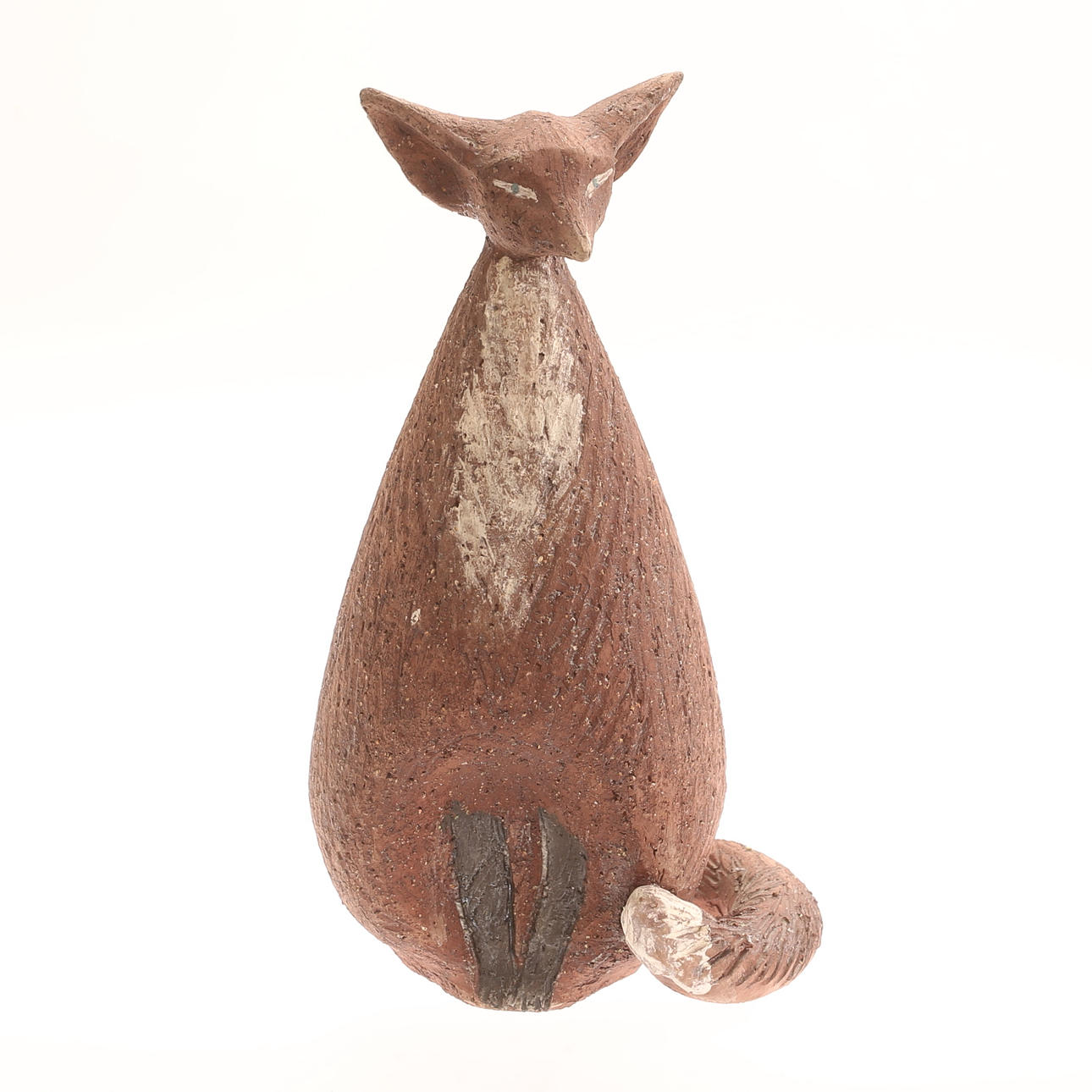 ELSI BOURELIUS. Figurine, fox, earthenware.