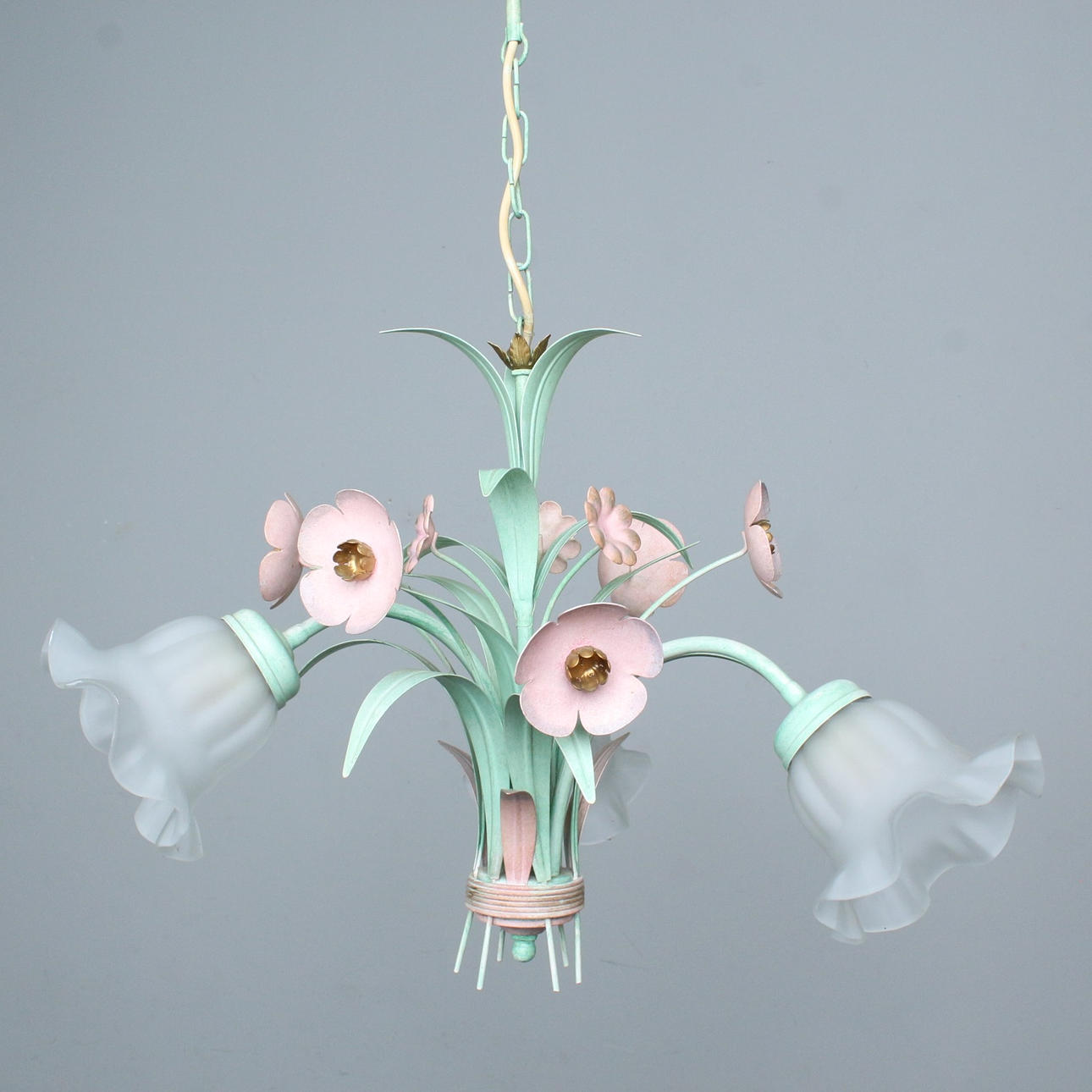 1970s French Florentine lamp.