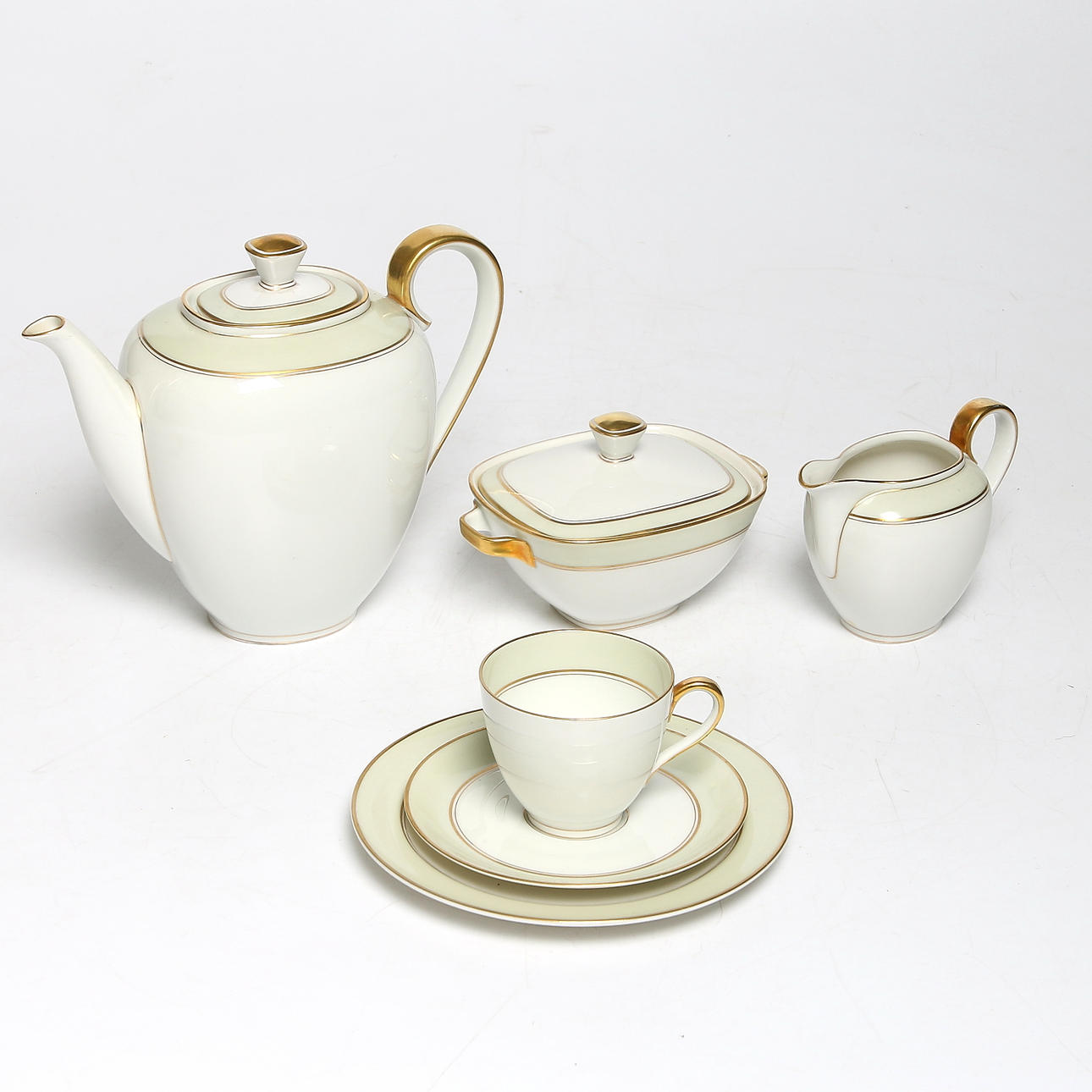 KAFFESERVIS, 41 delar, porslin, Art Deco, Krautheim, Tyskland, 1930/40-tal.