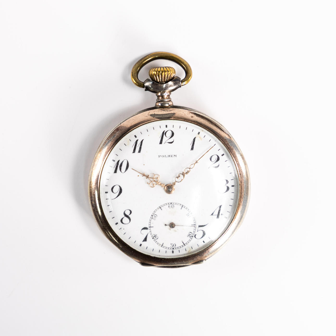 POCKET WATCH. Polhem, silver case, Ø 50 mm.