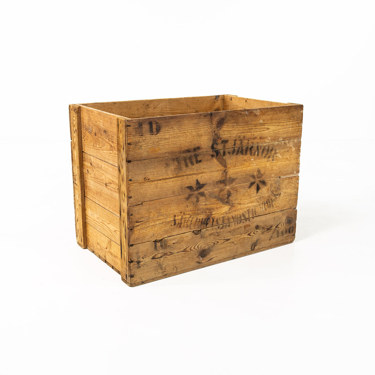 WOODEN TRAY, pine, “Three Stars”.