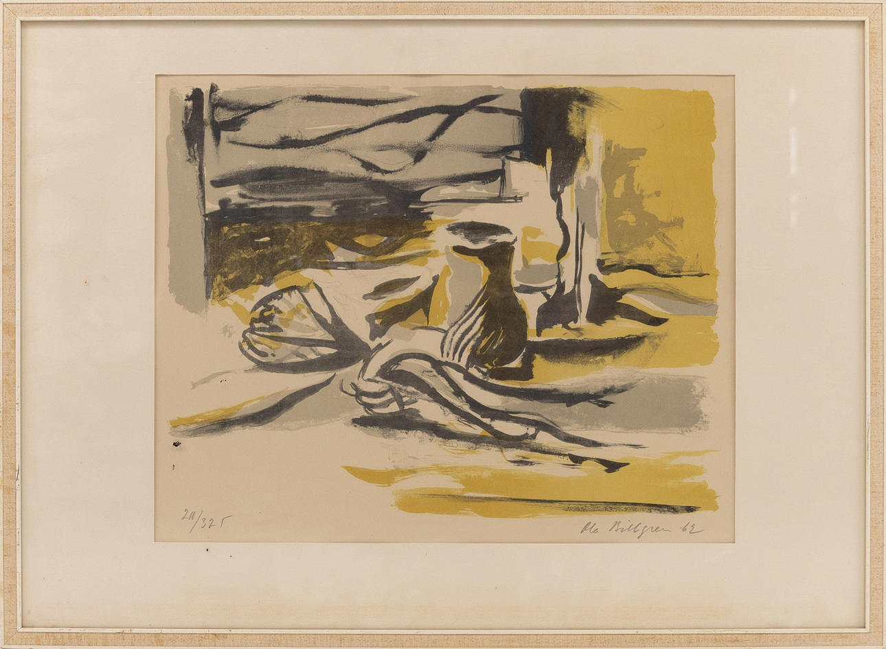 OLA BILLGREN. Lithograph, 211/325, signed.