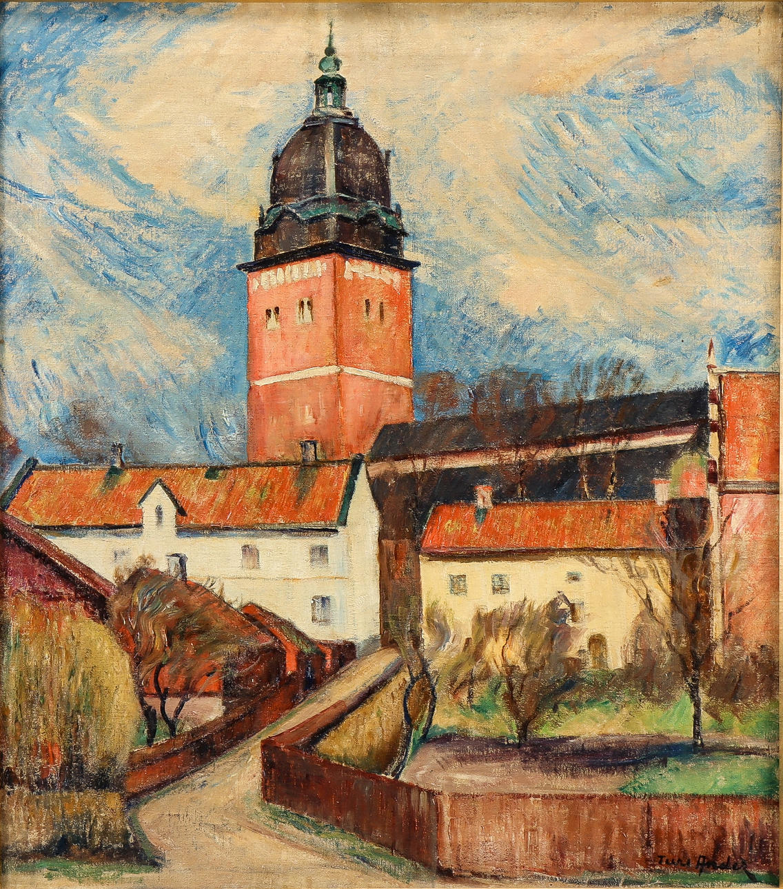 TURE ANDER. Motiv från Strängnäs.