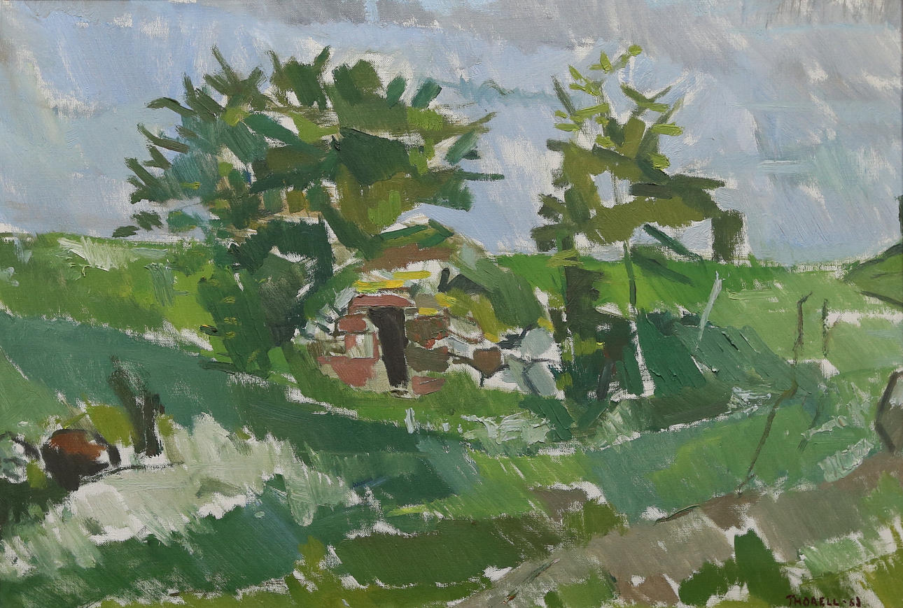 PÄR THORELL. oil on canvas, signed and dated.