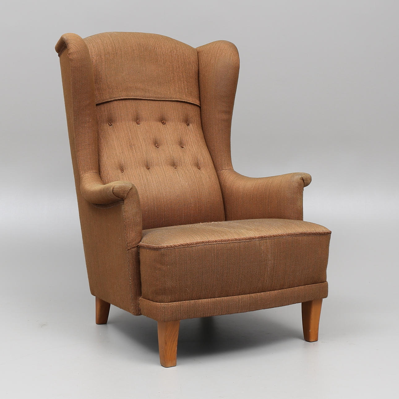 CARL MALMSTEN. Fåtölj, "Åldermannen", O H Sjögren Tranås.