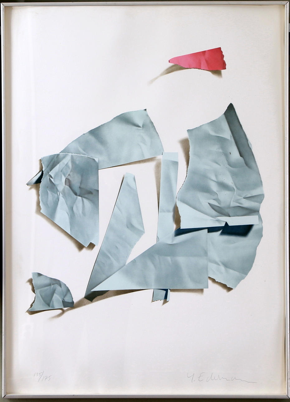 YRJÖ EDELMAN. LITOGRAFI, signerad och numrerad 135/175, 1900-talets slut.