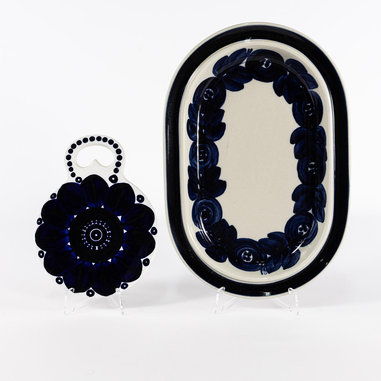 ULLA PROCOPÉ, fat, skärbräda, Arabia, längsta 36 cm.