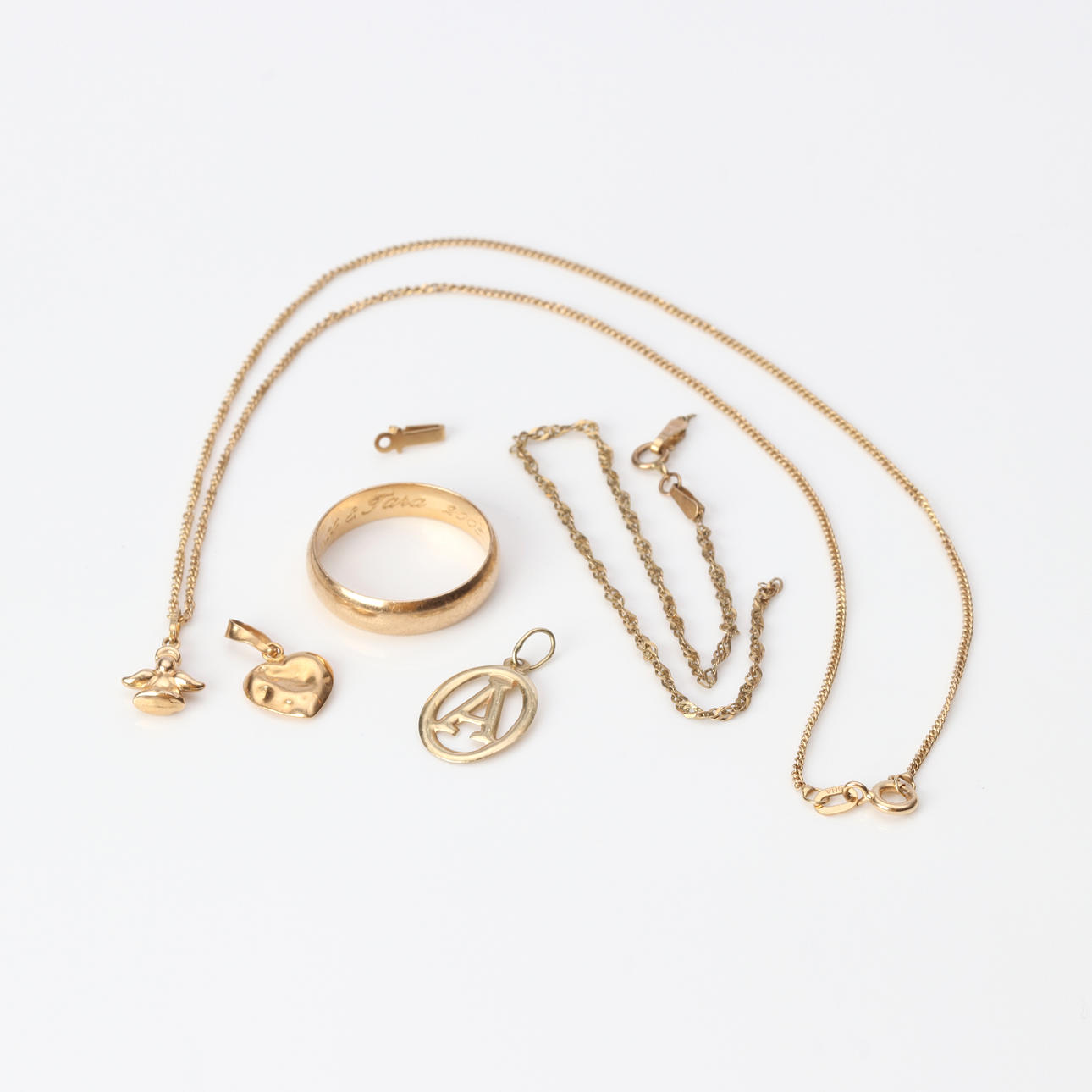 PARTI GULDSMYCKEN. Olika guldhalter.