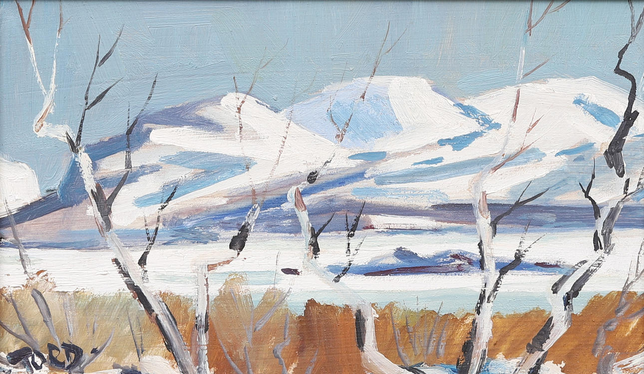 TORD LEANDER-ENGSTRÖM. Oil on panel. Signed.