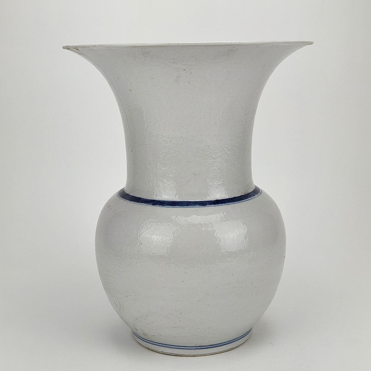 A porcelain vase, probably China.