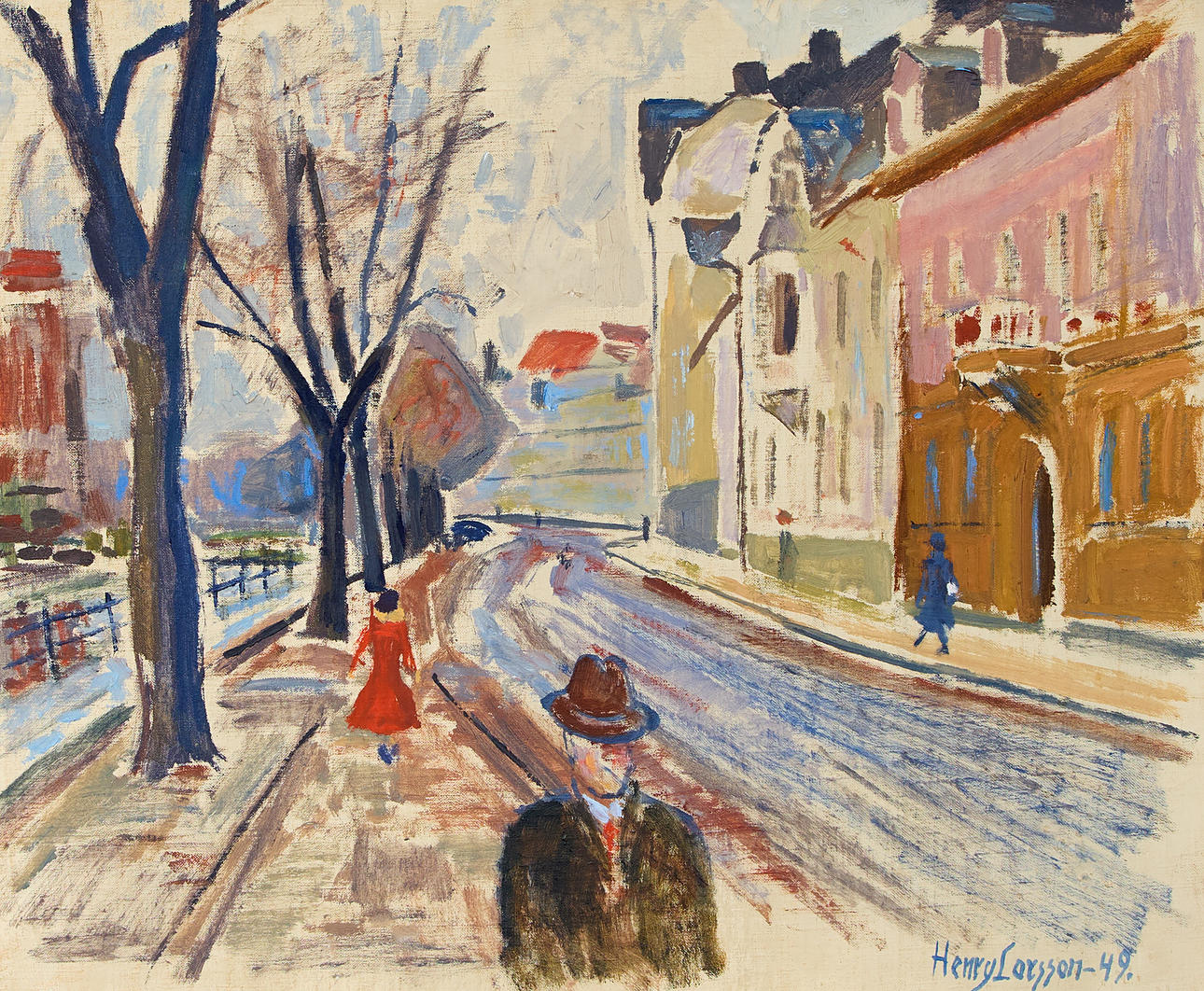 HENRY LARSSON. Walk on Östra Ågatan.