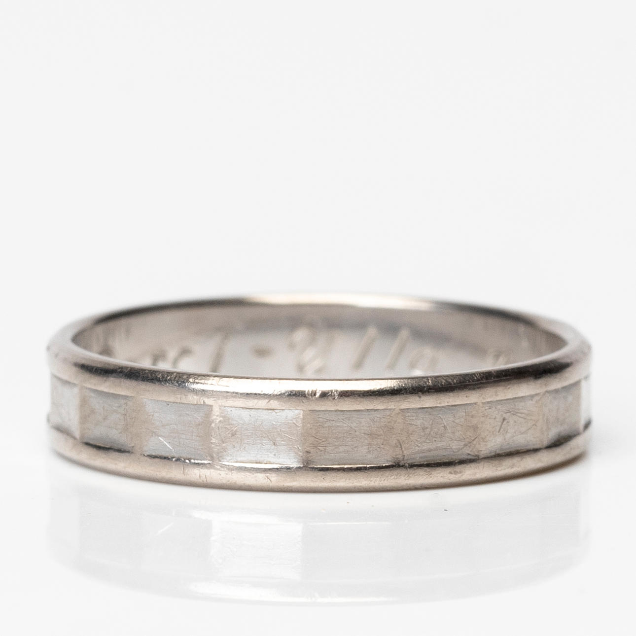 RING, 18K vitguld, stämplad BES, Sverige, 1986.