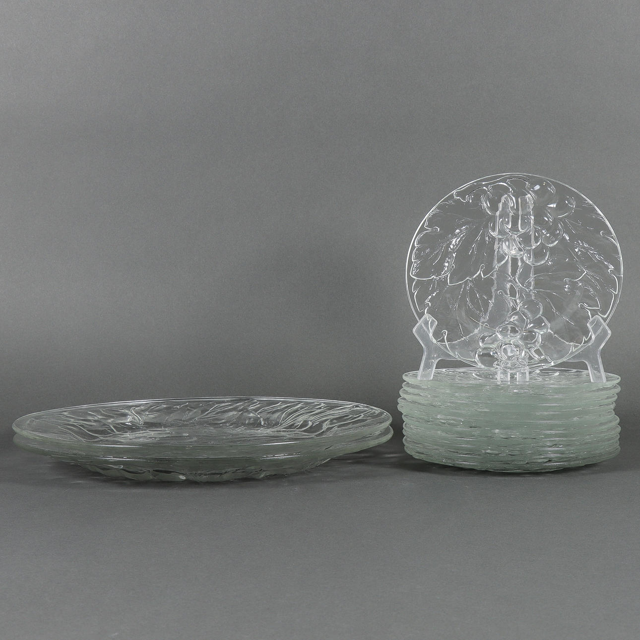 FRUIT TABLEWARE glass, 13 pieces.