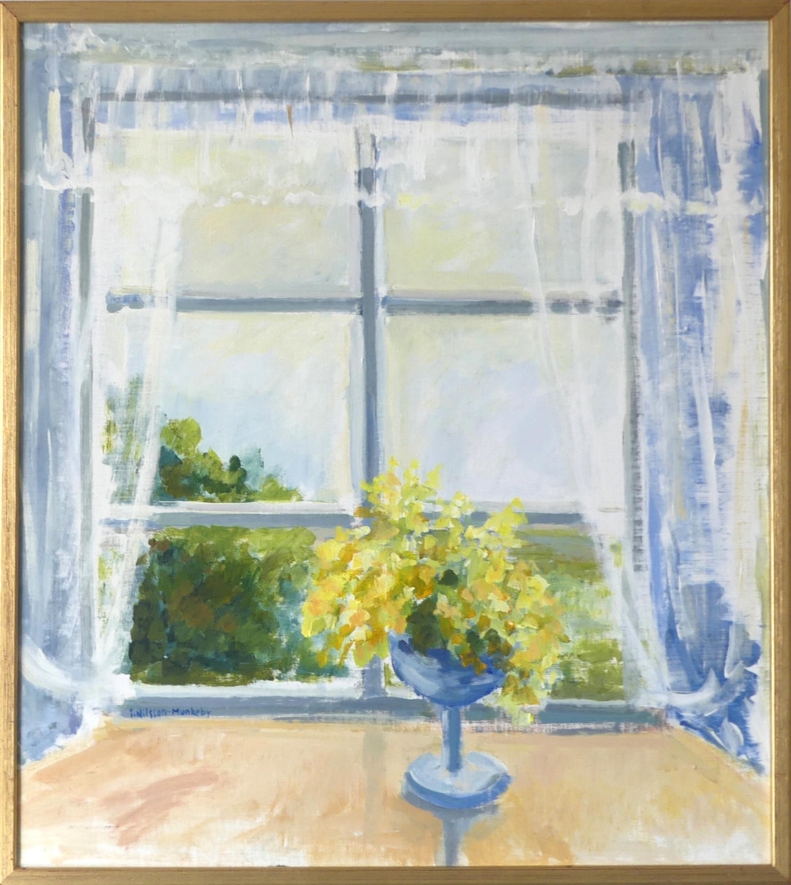 INGRID NILSSON-MUNKEBY. oil on canvas.