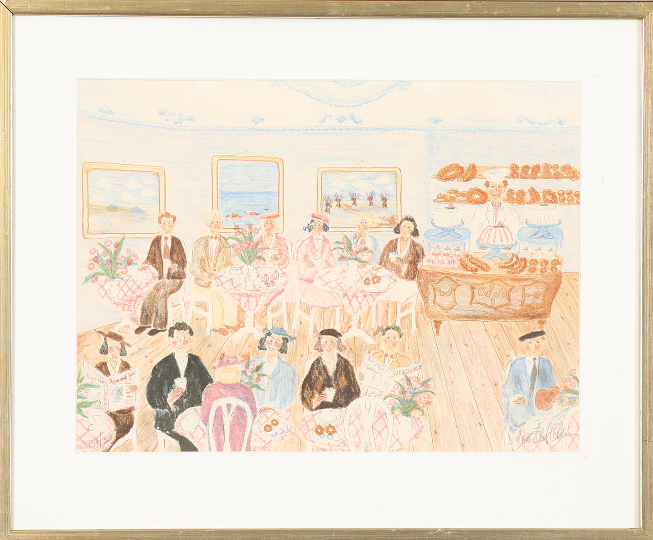 PER-OLOF OLSSON. LITHOGRAPHY signed and numbered.