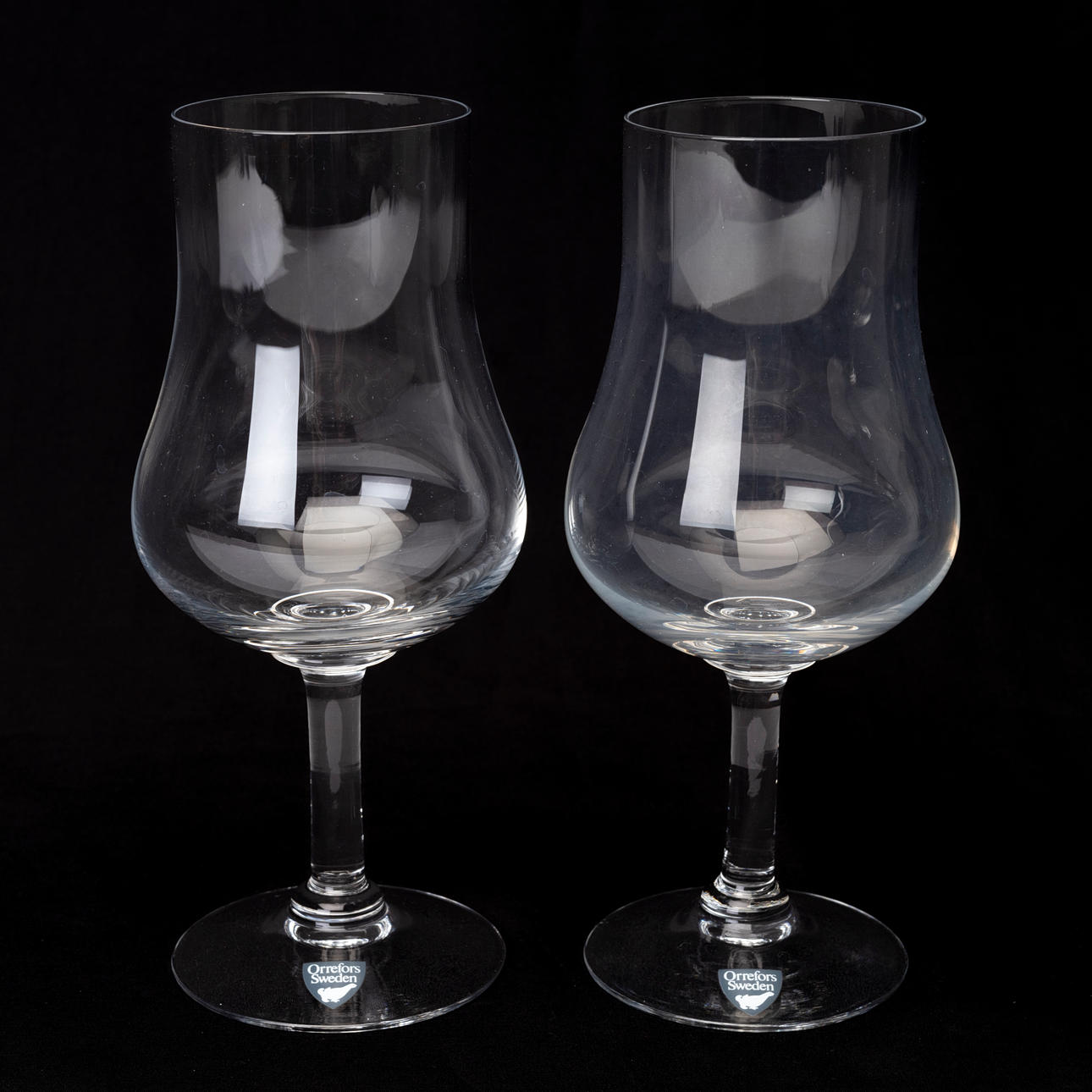 GUNNAR CYRÉN. 12 st, "Elexir", vinprovarglas, Orrefors.