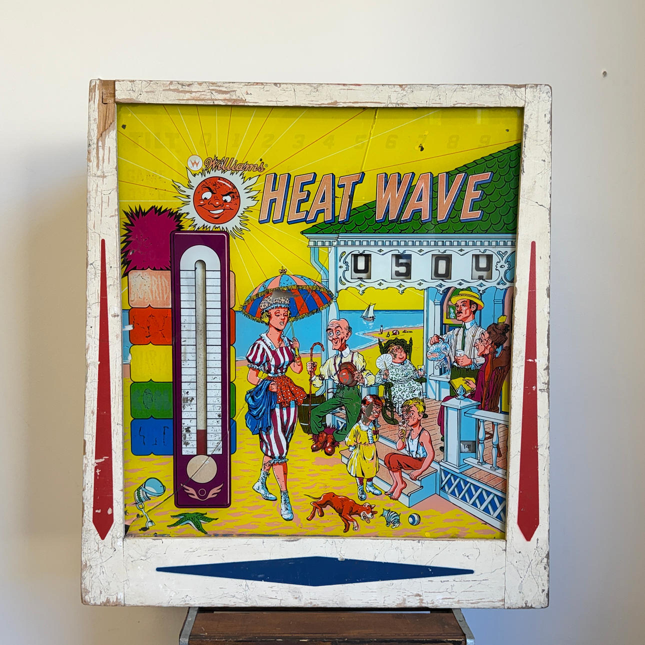 BACKBOX, WILLIAMS HEAT WAVE, 1964 USA.