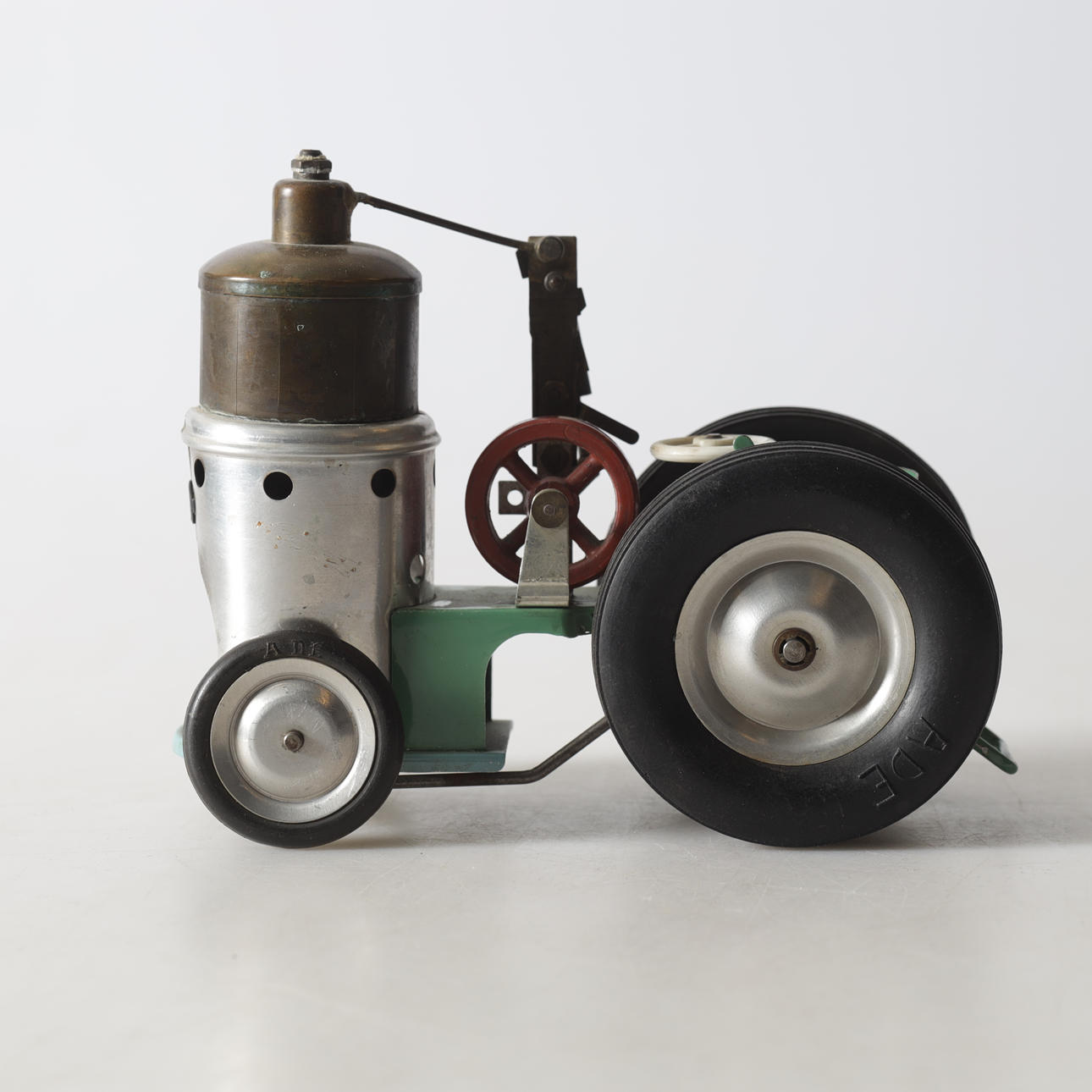 A STEAM ENGINE, ADE tractor, August Danielsson in Insjön, 1950/60s.