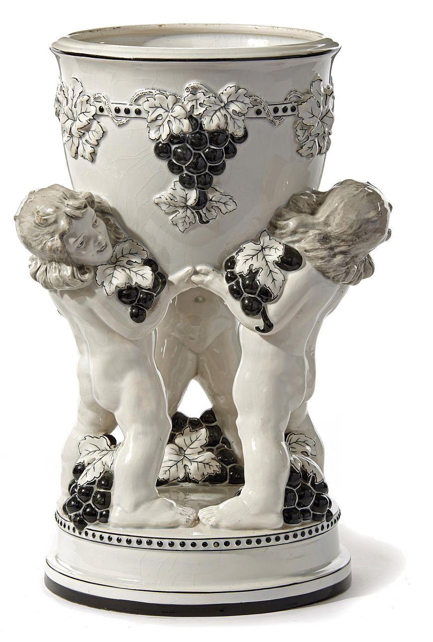 CARL KLIMT - TILLSKRIVEN. blomma skål.