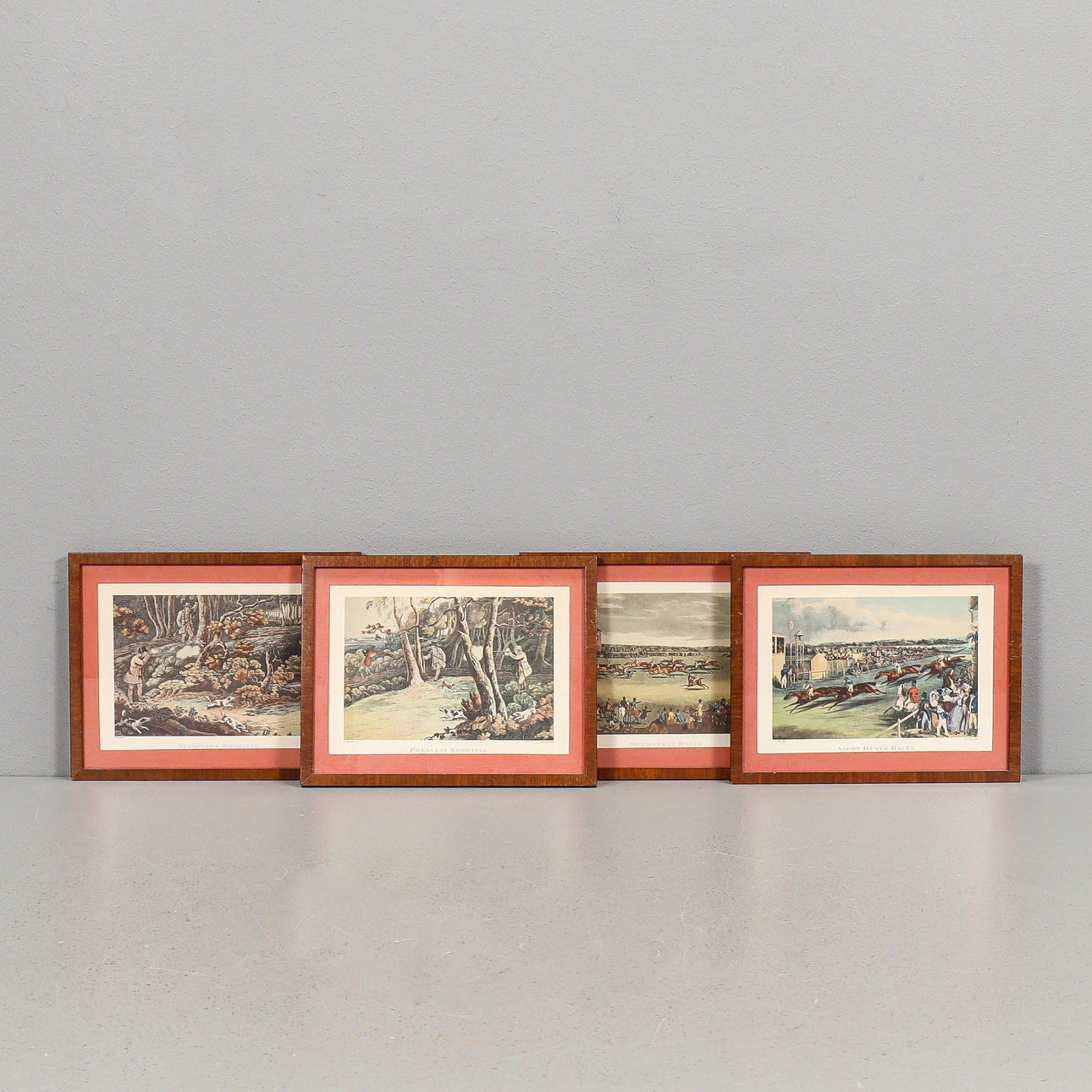 FOUR PAINTINGS, England.