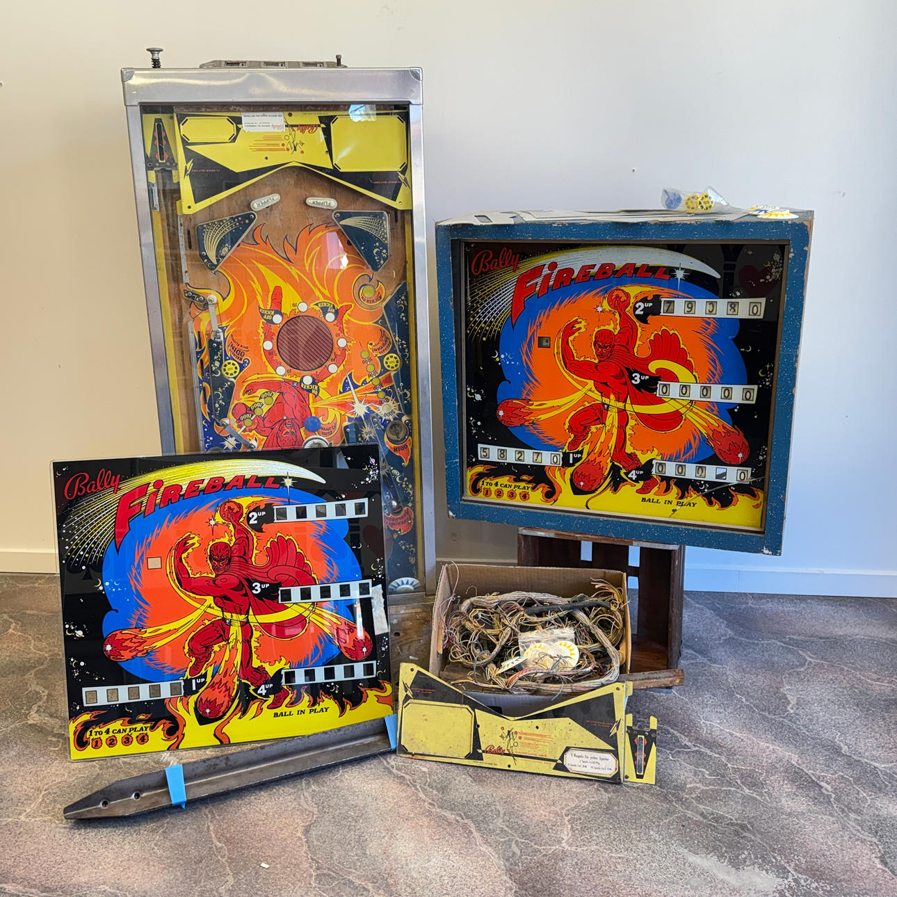 PINBALL, BALLY FIREBALL, 1972, USA.