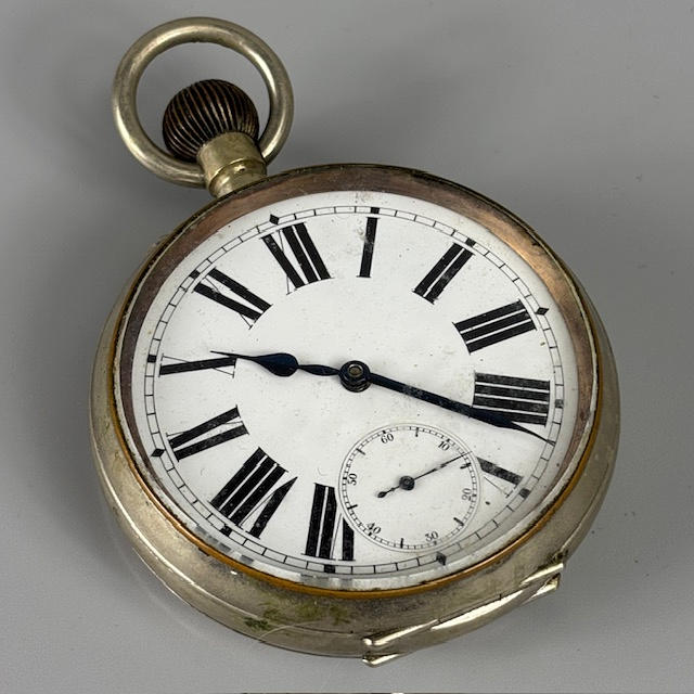 ANTIQUE GOLIATH POCKET WATCH.