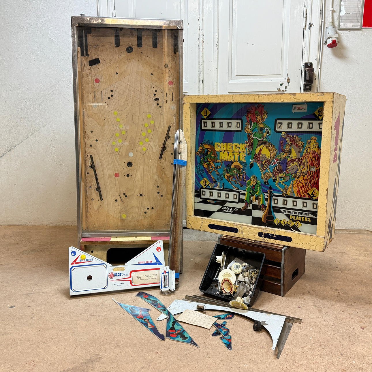 PINBALL, RECEL CHECK MATE, 1975, Spain.