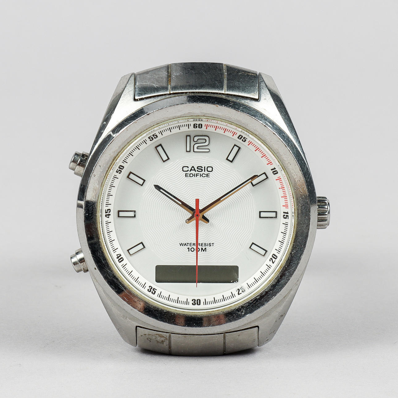 CASIO Edifice, wristwatch, steel, quartz.