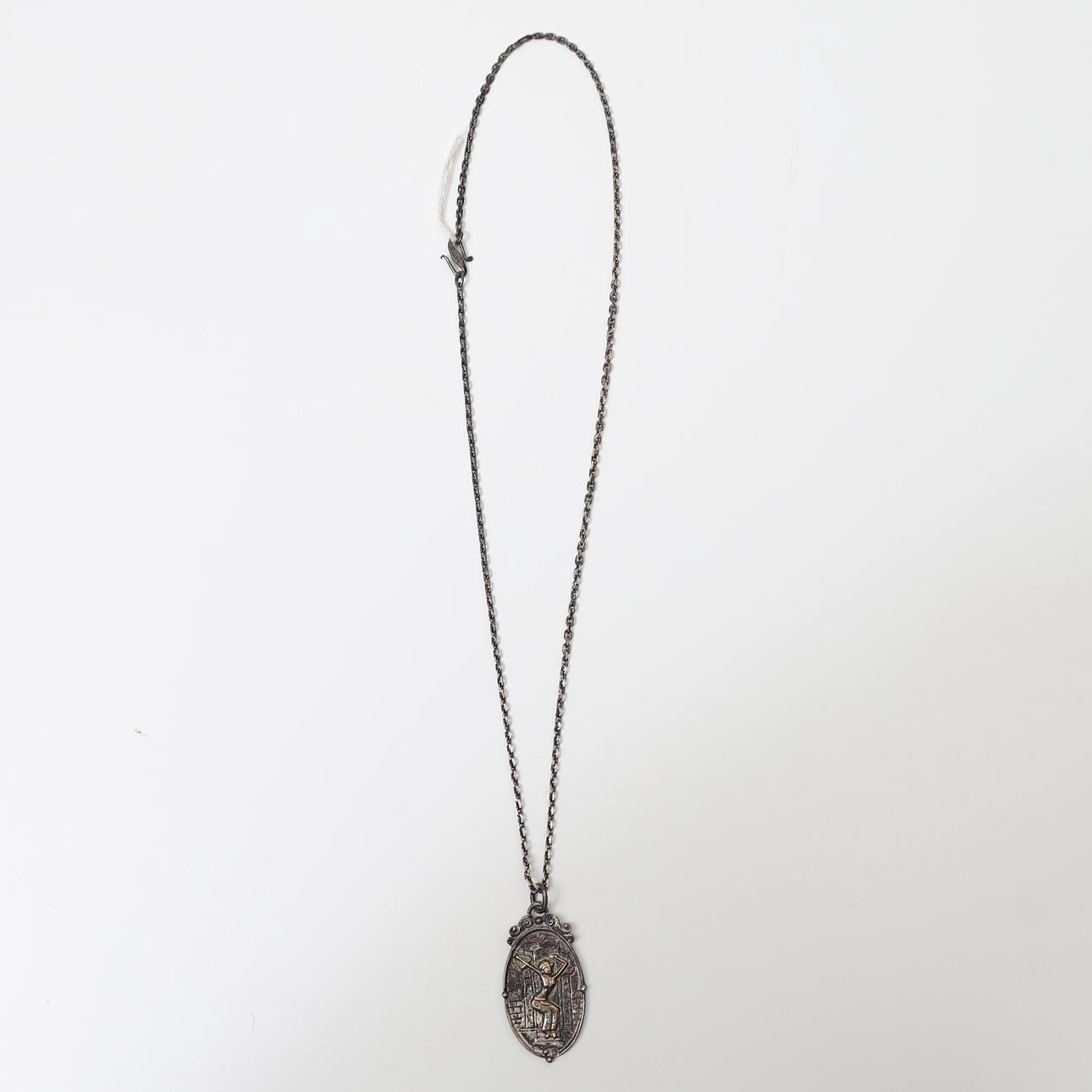 NECKLACE WITH PENDANT, sterling silver.