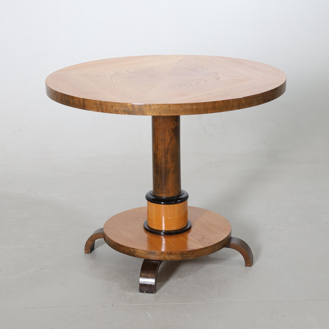 An Art Deco pillared table, 1930s/40s.
