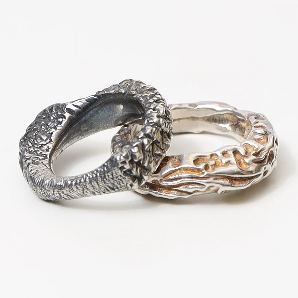 FRIDA LENNE. Rings, 2pcs, sterling silver.