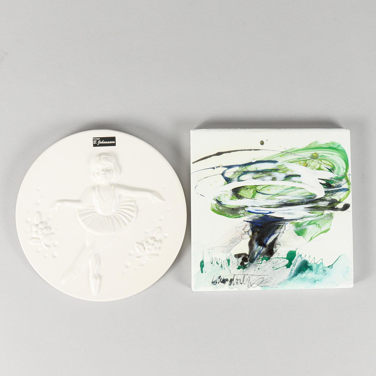 ENAMEL BOARD AND RELIEF.